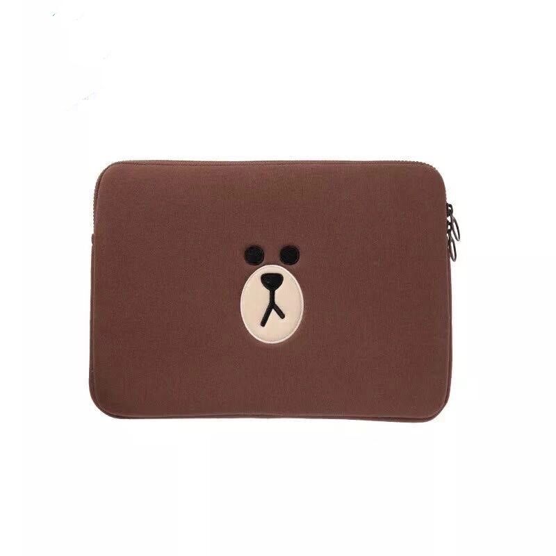 Brown Bear Tablet Bag Portable Cartoon Cute Shockproof Suitable for Huawei Matepad 11inch Storage Bag 10.9 Lenovo 14 Apple 13.3inch Protective Case 15.6 Inner Sleeve Bag 16 Brown Bear Tablet Bag Portable Cartoon Cute Shockproof Suitable for Huawei Matepad 11inch Storage Bag 10.9 Lenovo 14 Apple 13.3inch Protective Case 15.6 Inner Sleeve Bag 16