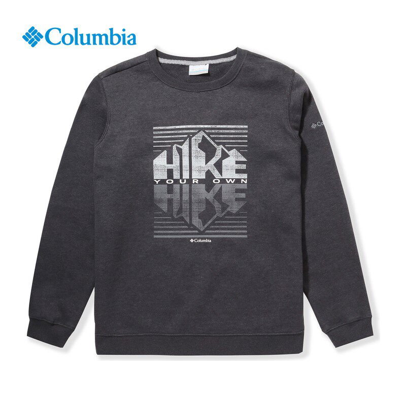 Columnia Colombia Outdoor Autumn Winter Men's Round Collar Grip Suede Warm Cover Head Long Sleeve T-Shirt Vee AE0245