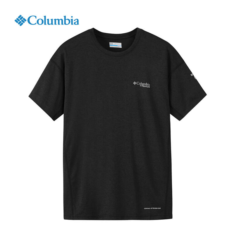 Columbia Colombia Outdoor 20 Spring/Summer Men's Titanium Alloy Series Cool and Cooling Short Sleeve T-Shirt AE0310