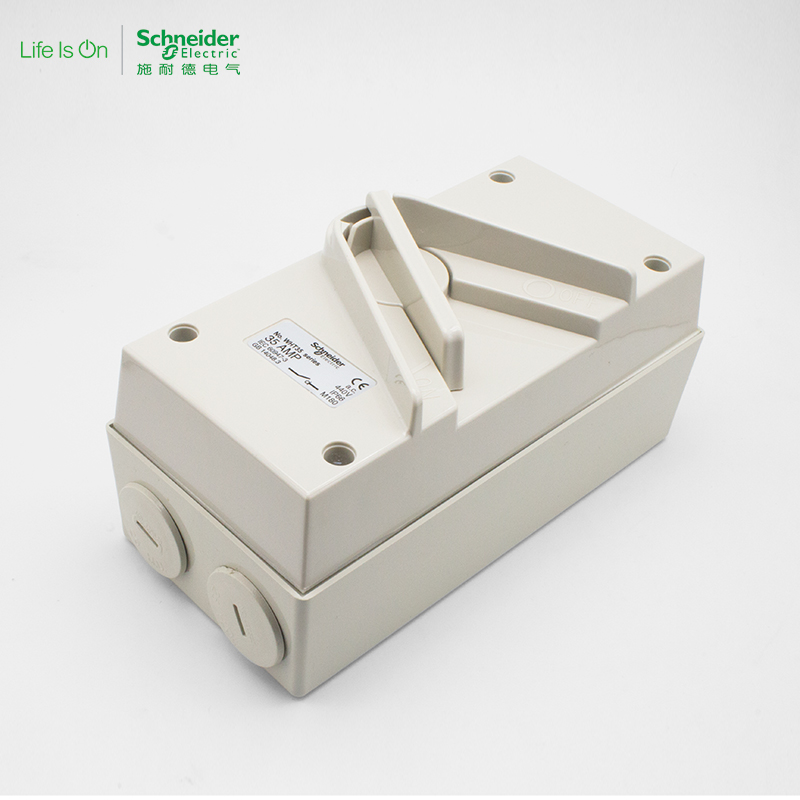 Schneider chwins isolation waterproof switch WHD WHT-20 35 63 Three-phase Ming-fit five-proof switch IP66