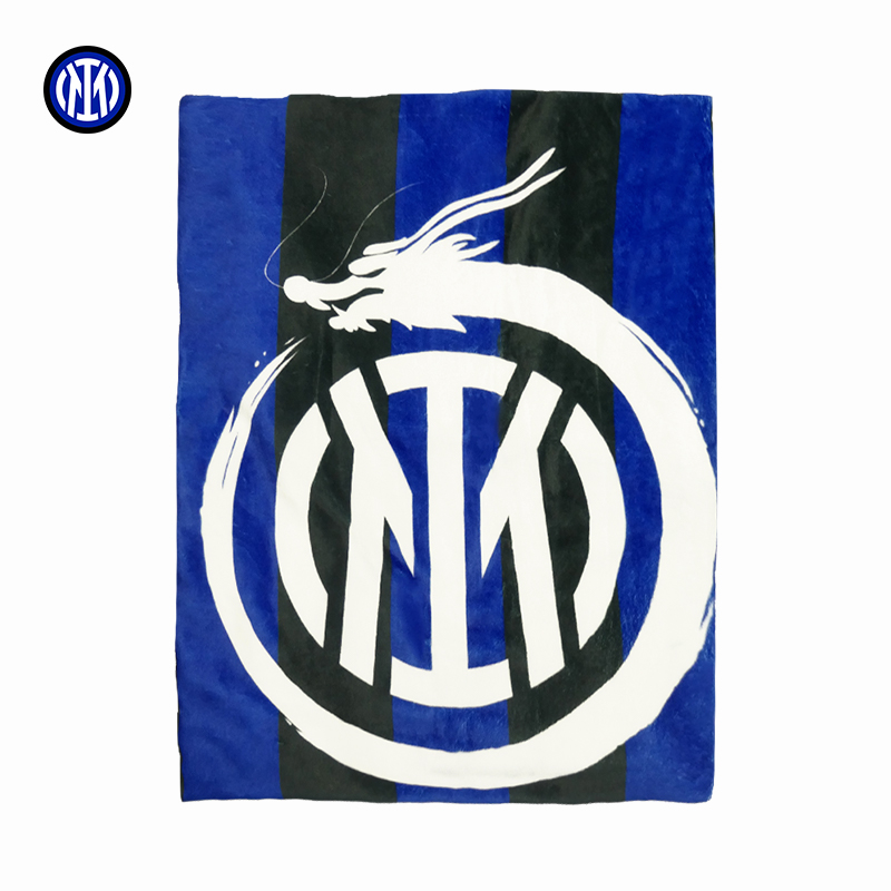 International Milan (Dragon Year Spring Limited Series) Blue Black Custom Flannel Blanket National Rice Autumn Winter Air Conditioning Blanket-Taobao