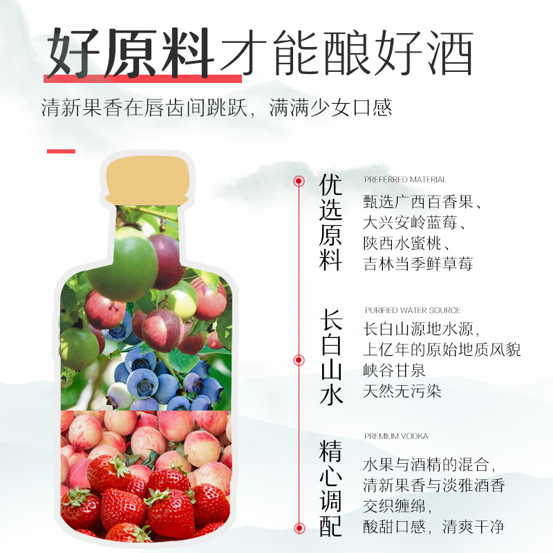 女士低度微醺果酒甜酒图片_3