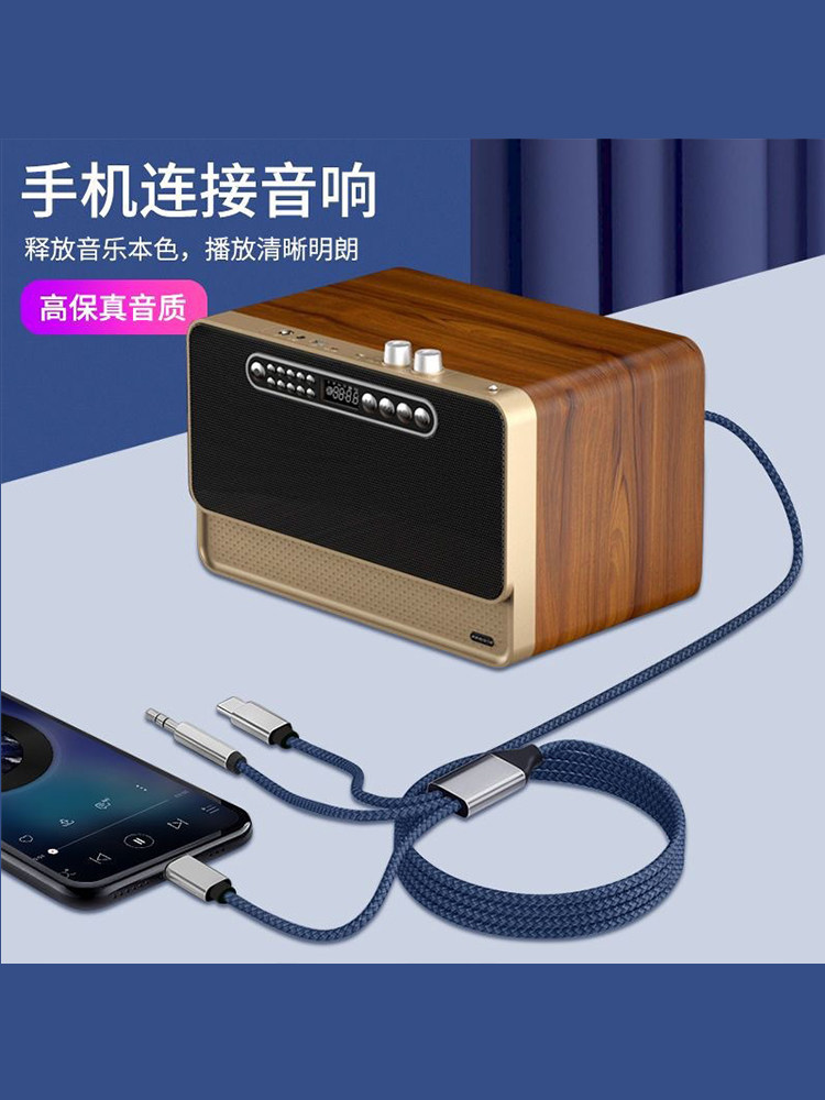 Type-C to 3.5mm Audio Cable Car Audio Speaker Aux Double-Head Plug-In Computer Mobile Phone Output Transfer Car Player Headset Aus Data Cable Three-In-One