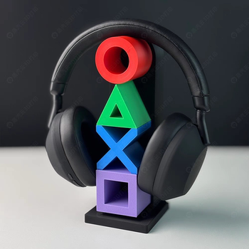 Universal Sony Playstation Creative Ambient Light Headset Stand Desktop Headphone Stand