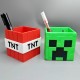 Minecraft Tnt Block Pen Holder Creeper Block Pen Holder Minecraft Game Peripheral Multifunctional Pen Holder