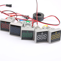 AD16-22AMS digital AC current surface square LED panel displays small mini current instrument 22mm