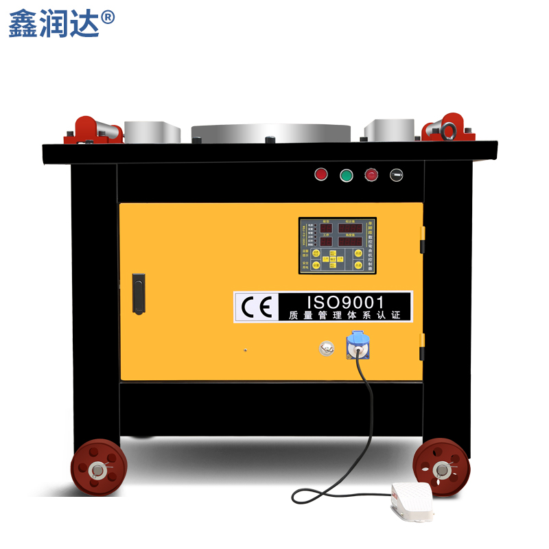 Xinrunda steel bar bending machine CNC weight double pedal rebar steel round steel hoop bending machine automatic bending machine