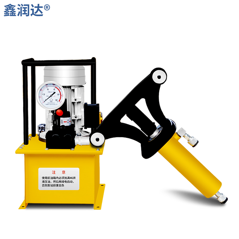 Xin Runda steel bar bending machine portable small remote control screw thread steel to bend electric hydraulic portable bending machine