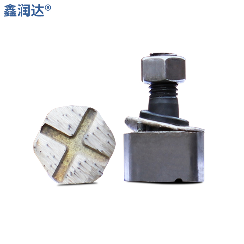 Xinrunda diamond grinding block terrazzo machine grinder vulnerable consumables concrete cement floor alloy grinding head