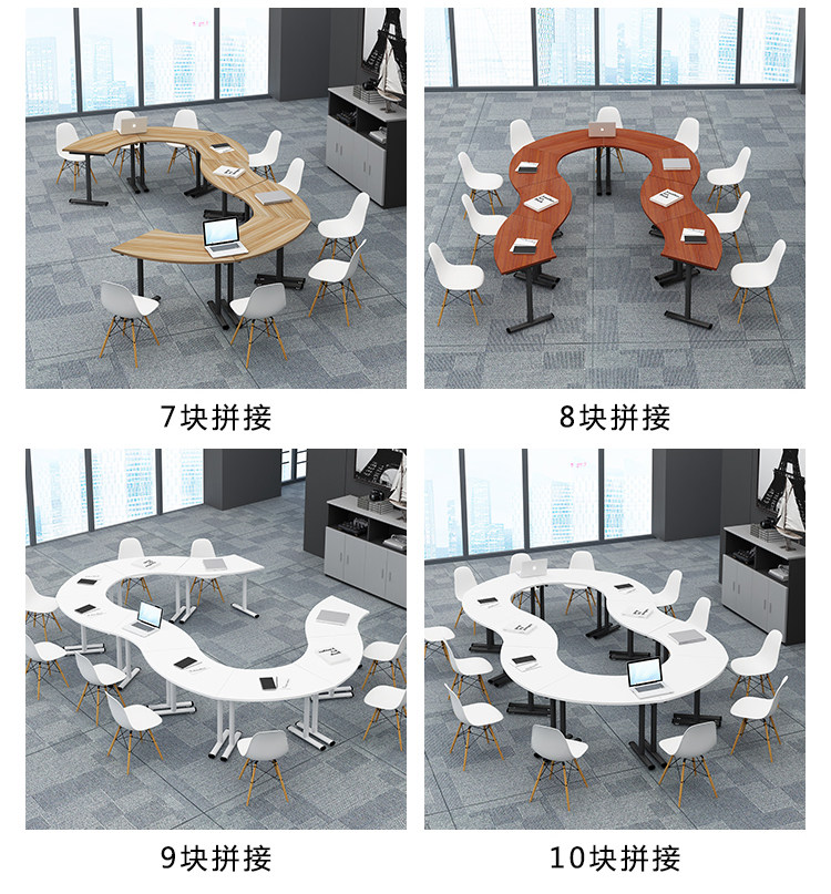 New Splicing Training Session Table And Chairs Combined Mobile Students Table And Chairs Casual Desk Consultation Negotiation Desk Customisation