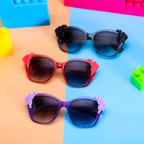 2022 new children sunglasses lady cute cartoon ink mirror mens summer retro eyes frames sunglasses