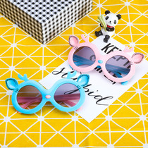 Cute cartoon sunglasses Children sunglasses 2021 new fashion baby Eye frames male and female children Summer sunglasses
