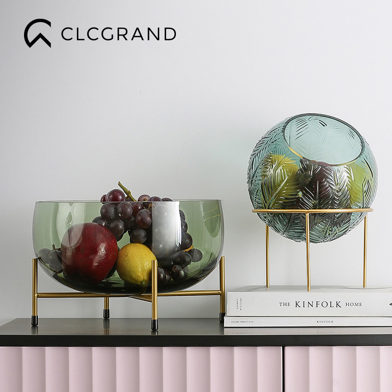 Creative fruit plate ornament Nordic style living room coffee table snack plate modern home net red candy basin light luxury