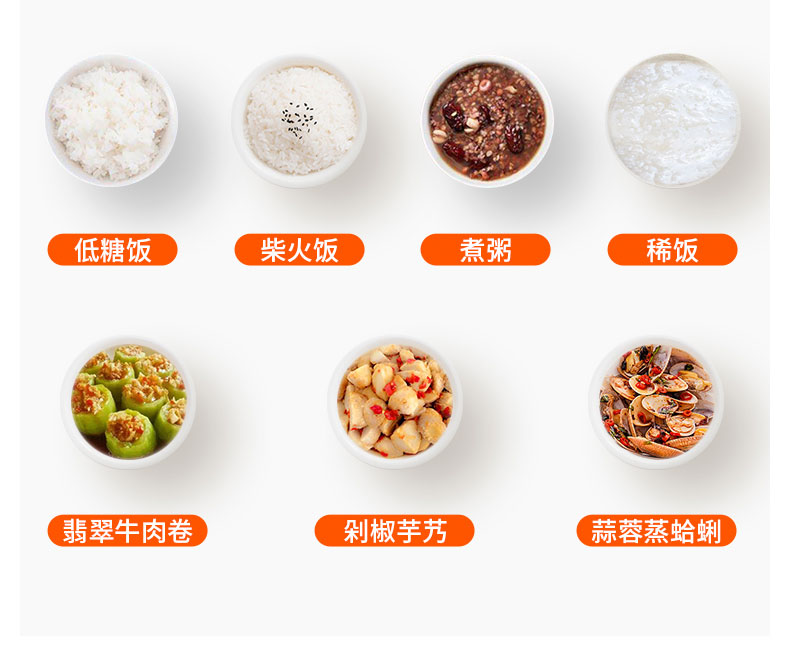 九阳 全自动铜釜内胆电饭煲 4L 可做脱糖米饭 图14