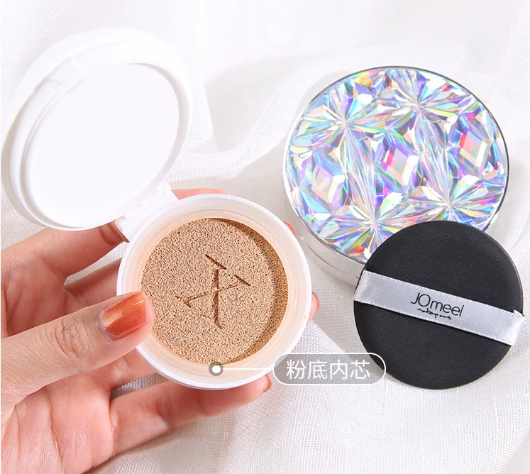 Phấn nước trang điểm JOmeel Cushion BB Cream màu đỏ nhạt Trang điểm nhẹ nhàng tự nhiên mờ sáng kim cương Dưỡng ẩm lâu dài cho làn da tươi sáng - Kem BB