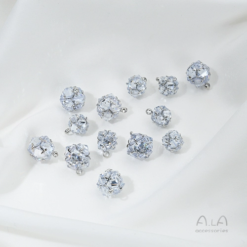 Подвеска, инкрустация камня, цирконий, аксессуар, 14 карат, золотой цвет