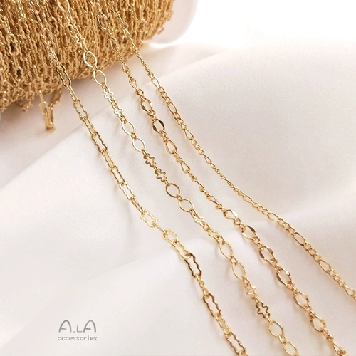 Цепь, аксессуар, очки, 14 карат, золотой цвет, DIY