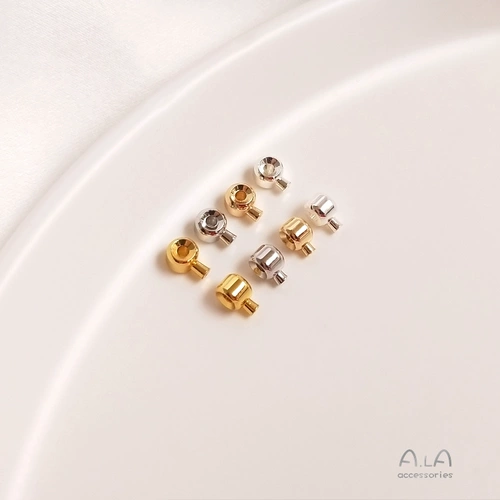 Застежка ручной работы, стальная проволка, леска, 14 карат, DIY