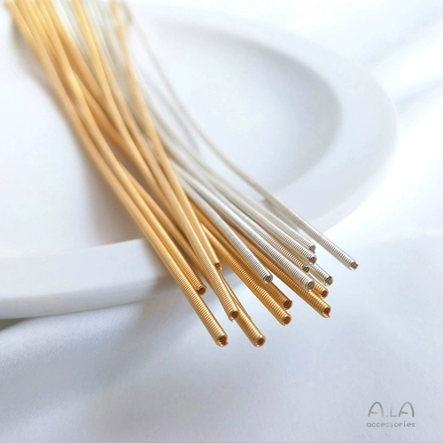 Медная серебряная мягкая пуля, трубчатый манжет, браслет, чокер, 14 карат, серебро 925 пробы, DIY