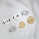 Безопасная брошь, булавка ручной работы, иголка, базовый аксессуар на лацкан, аксессуары, 14 карат