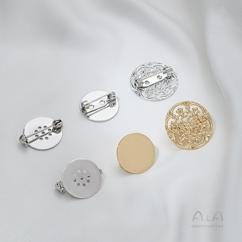 Безопасная брошь, булавка ручной работы, иголка, базовый аксессуар на лацкан, аксессуары, 14 карат