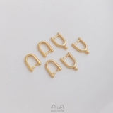 Подвеска, застежка ручной работы, ожерелье, аксессуар, 14 карат