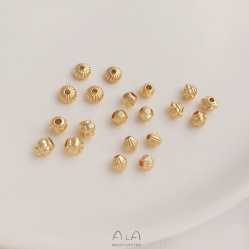 Фонарь, бусины, аксессуар, 14 карат, золотой цвет, «сделай сам»