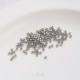 Z36-5 бусины для позиционирования из белого золота 1,5 мм 100 шт., сильная стойкость цвета