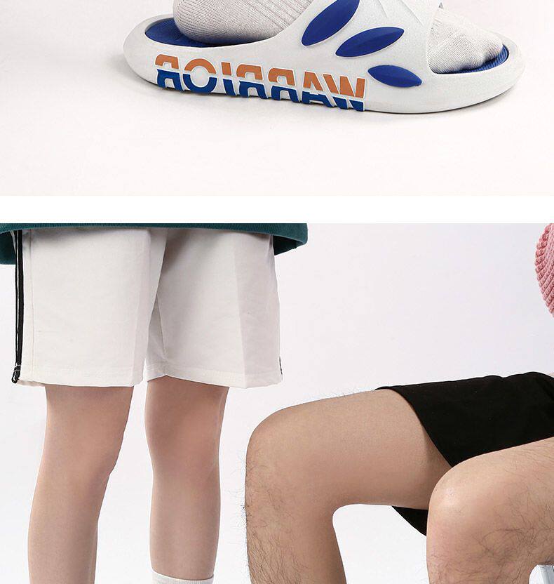 Отдых тапочки 回力夏季新款拖鞋男士上海男鞋运动休闲 𫔮室内沙滩防滑踩屎感凉拖鞋 Warrior