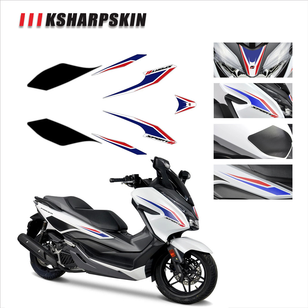 KSHARPSKIN Honda Forza Fosha 300 Pull Flower Fuel Tank Sticker Modified Printmaking Body Waterproof Sticker