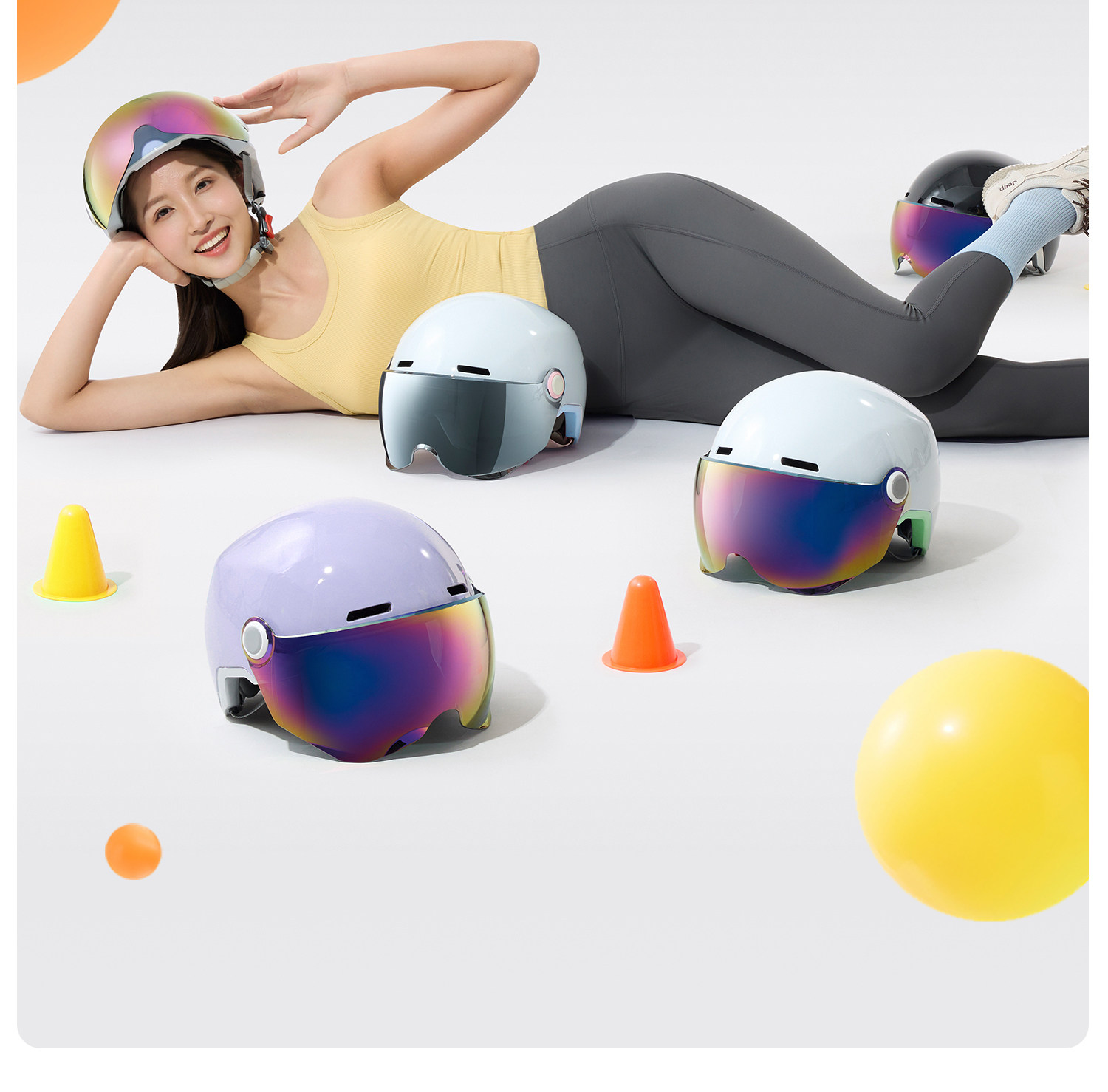 Electric scooter helmet, women's ultra-lightweight half helmet, new summer sun protection model, 3C certified, motorcycle helmet for men, doesn't weigh down hair, safety helmet