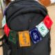 Medium-sized genuine Nepalese mini small prayer flag hiking backpack hanging motorcycle decorative six-character mantra five-color prayer flag