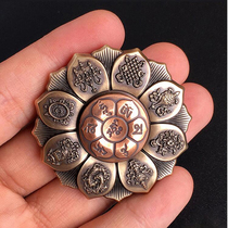 Walking at night guarding the palpitation panic and panic six-character truth when running Tibetan Buddhism transfer fingertip gyro