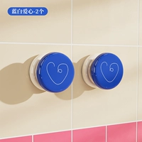 Синие и белые сердечки — 2 шт.