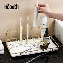 Bathroom sink countertop shelf Bathroom sink sink shelf Cosmetics diatom mud electric toothbrush holder storage