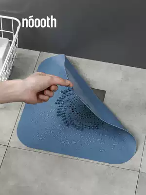 Ground leak cover simple odor-proof silicone sealed insects to reverse taste large filter hair dressing room sewer filter
