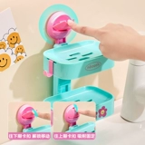 Мыльница на присоске, настенная, без дырокола, новинка 2025 года, дамская комната, бытовая высококачественная двухслойная сливная стойка