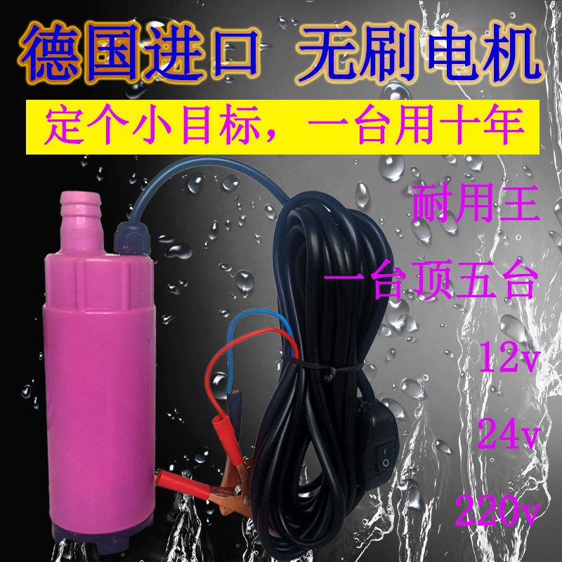 Oil pump electric diesel 12v volt 24v220 pumping refueling artifact small