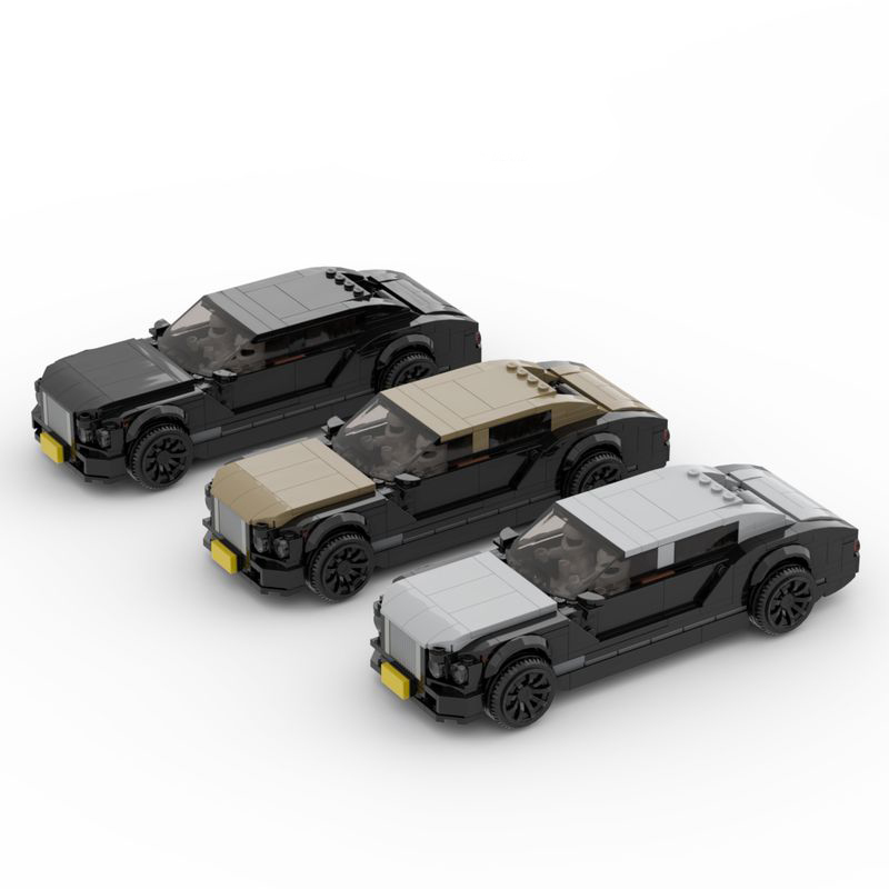 Moc Building Block Toy Educational Assembly 8-Grid Car Model Bentley Mulsanne Set Gift for Men and Women Birthday Decoration Moc Building Block Toy Educational Assembly 8-Grid Car Model Bentley Mulsanne Set Gift for Men and Women Birthday Decoration