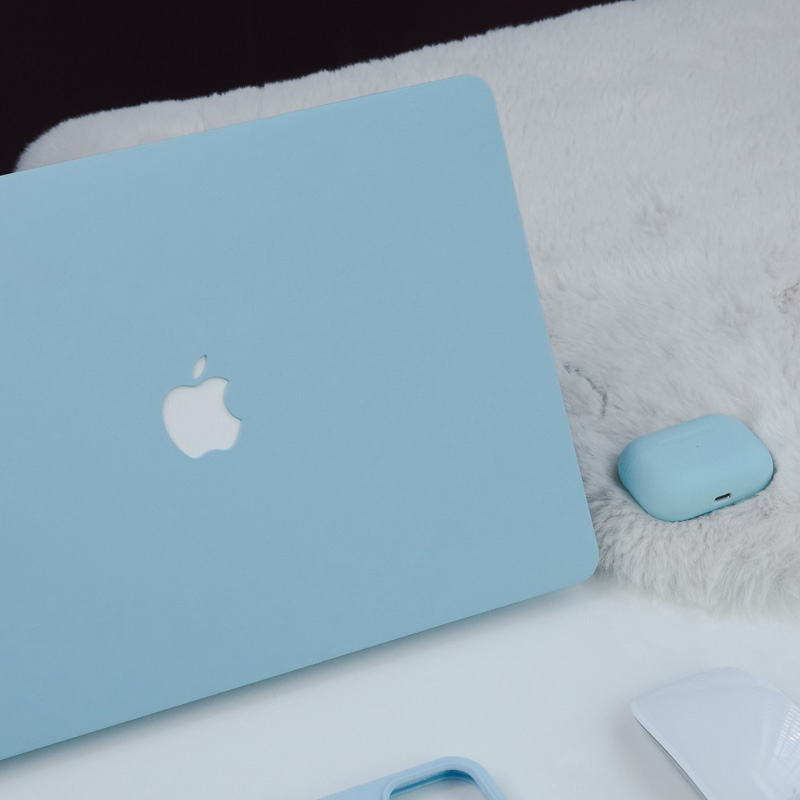 Cream dream blue mac16 inch laptop case mac13 3 protective case pro air M1 13 shell