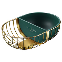 Iron Art Water Fruit Tray Living Room Home Upscale Light Lavish Wind Fruit Basket Front Atmosphere Upper Class Delicate High-end Fruit Basket