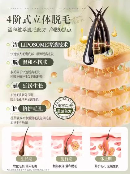 胖东来热销！脱毛膏私密女腋下脱毛不永久温和去腿毛唇部私处全身