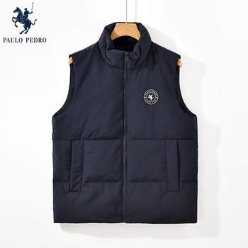 Paul peter's new winter men's down jacket sleeveless vest thickened warm vest jacket skdd76140