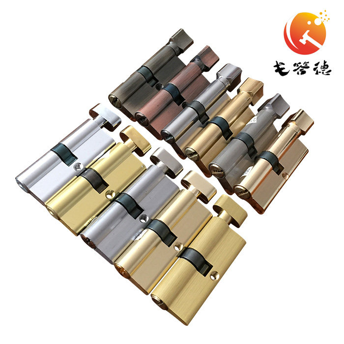 Lock core Room door lock Small 70 bedroom room door lock Change lock core Wooden door panel hand lock Universal lock core key lock