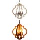 Zhenhao American Country Lantern Restaurant Chandelier Bedroom Study Balcony Entrance Corridor French Retro Solid Wood Lamps
