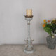 American Country Solid Wood Candlestick French Pastoral Ornaments Decorative Antique Bedroom Wood Carving Imported Retro Candle Holder
