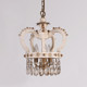 American Country Bedside Small Chandelier Solid Wood Retro French Restaurant Island Entrance Entrance Corridor Balcony Lamps