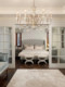 French Medieval Pastoral Style Chandelier Mediterranean Nordic American Retro Lamp Gold Carving Villa Hotel Lighting