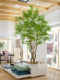 Large Artificial Maple Tree, Chicken Claw Maple, Mall Window Display, Bionic Tree, Fake Green Plant Decoration, Potted Ornament
