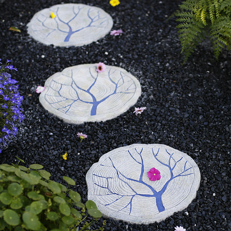 Tingstep stone courtyard paving lawn outdoor garden mat pedal gardening balcony terrace garden floor tile stepping stone